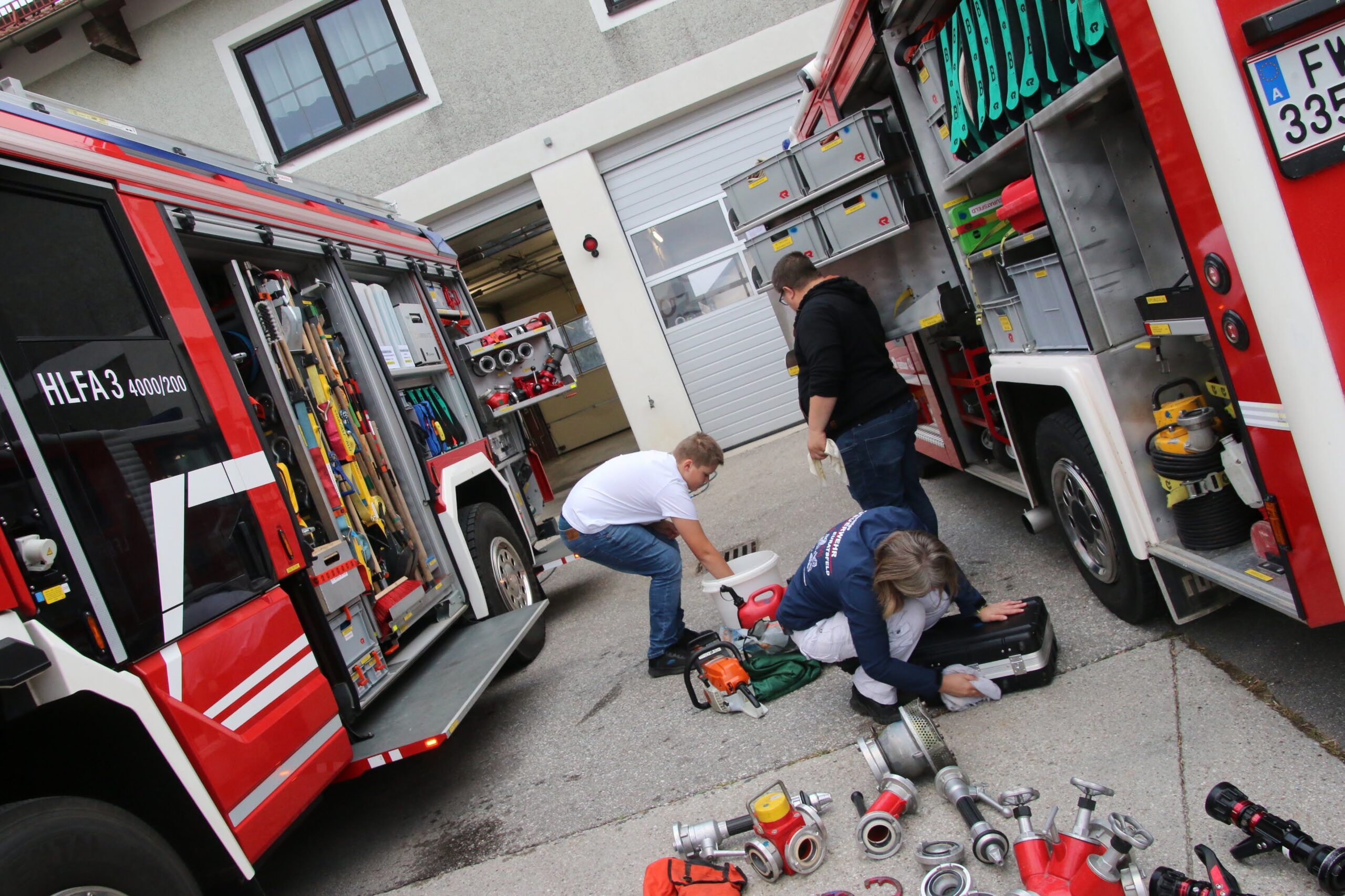 Aktion – Herbstreinigung Einsatzfahrzeuge & Feuerwehrhaus