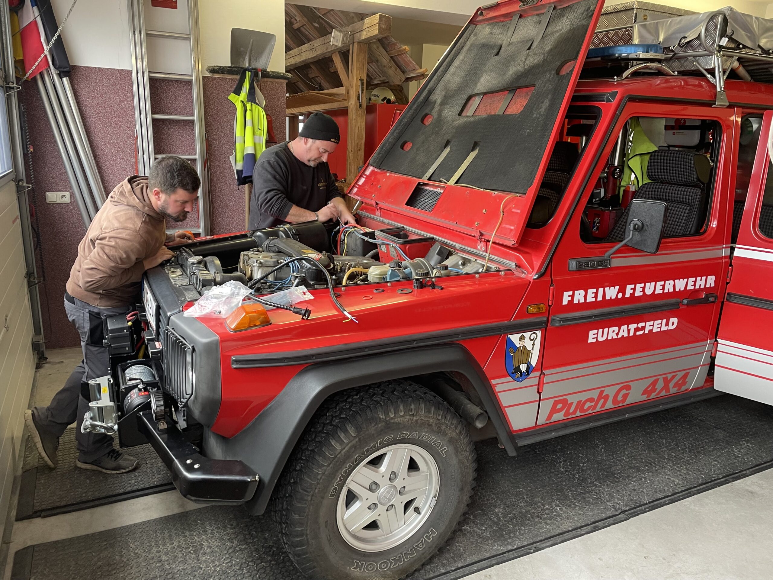 Feuerwehralltag – Umbau KRF-S & Arbeiten im Feuerwehrhaus